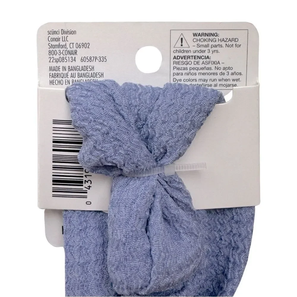 Scünci Sailor Knot Periwinkle Purple Headband NWT